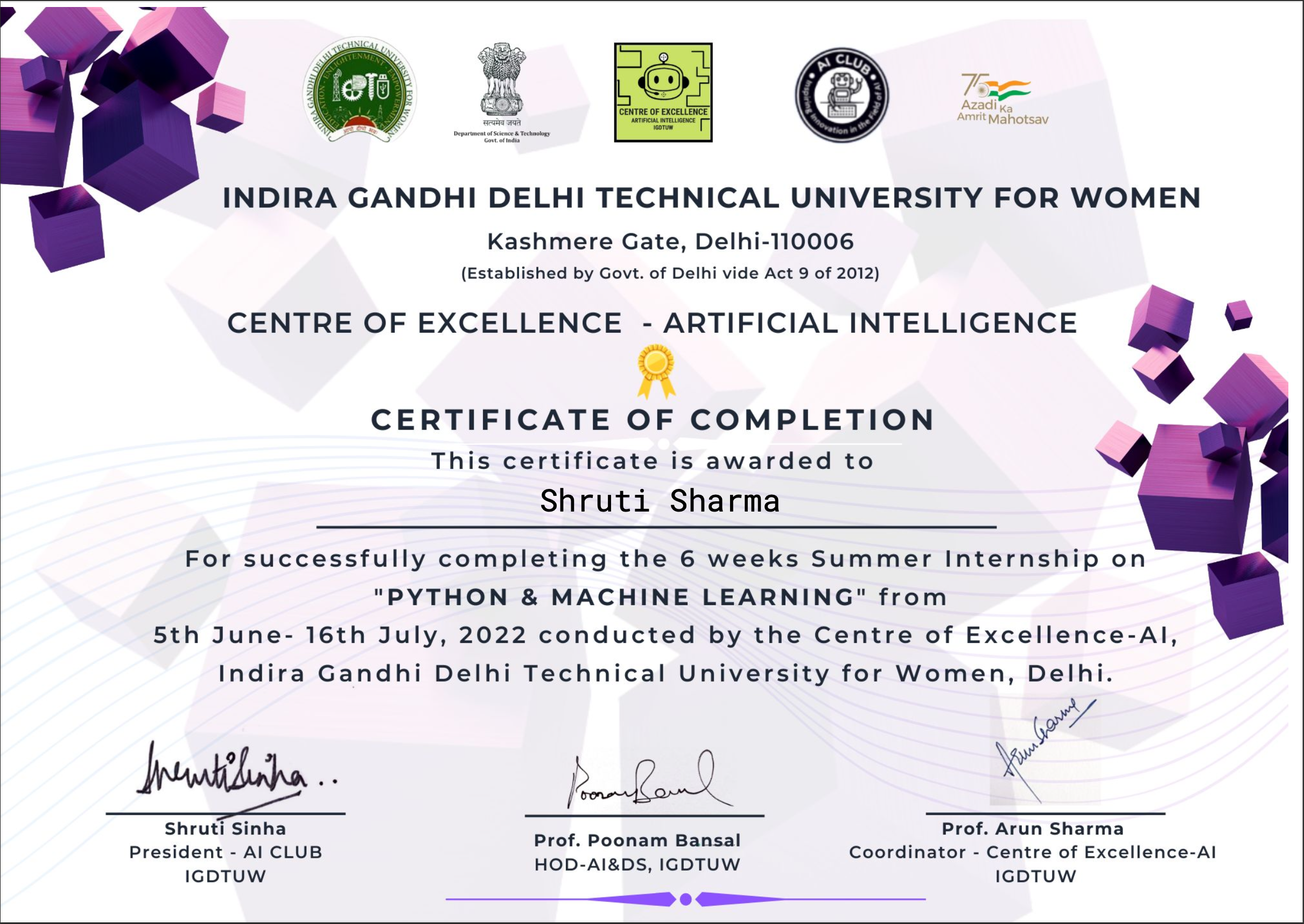 Certificate 12