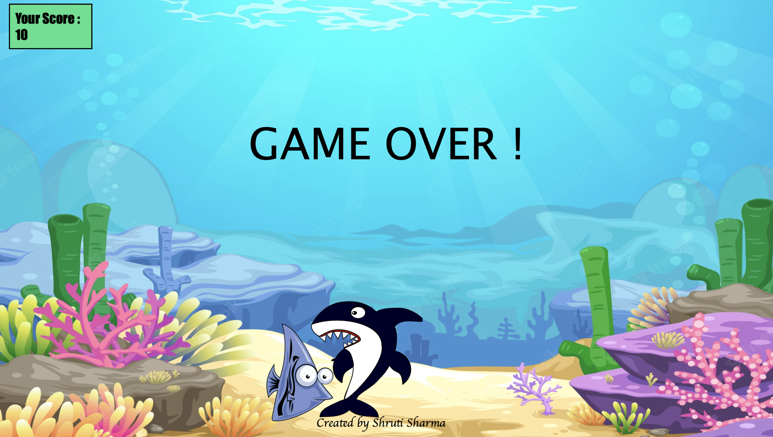 Fishy Game Project Screenshot